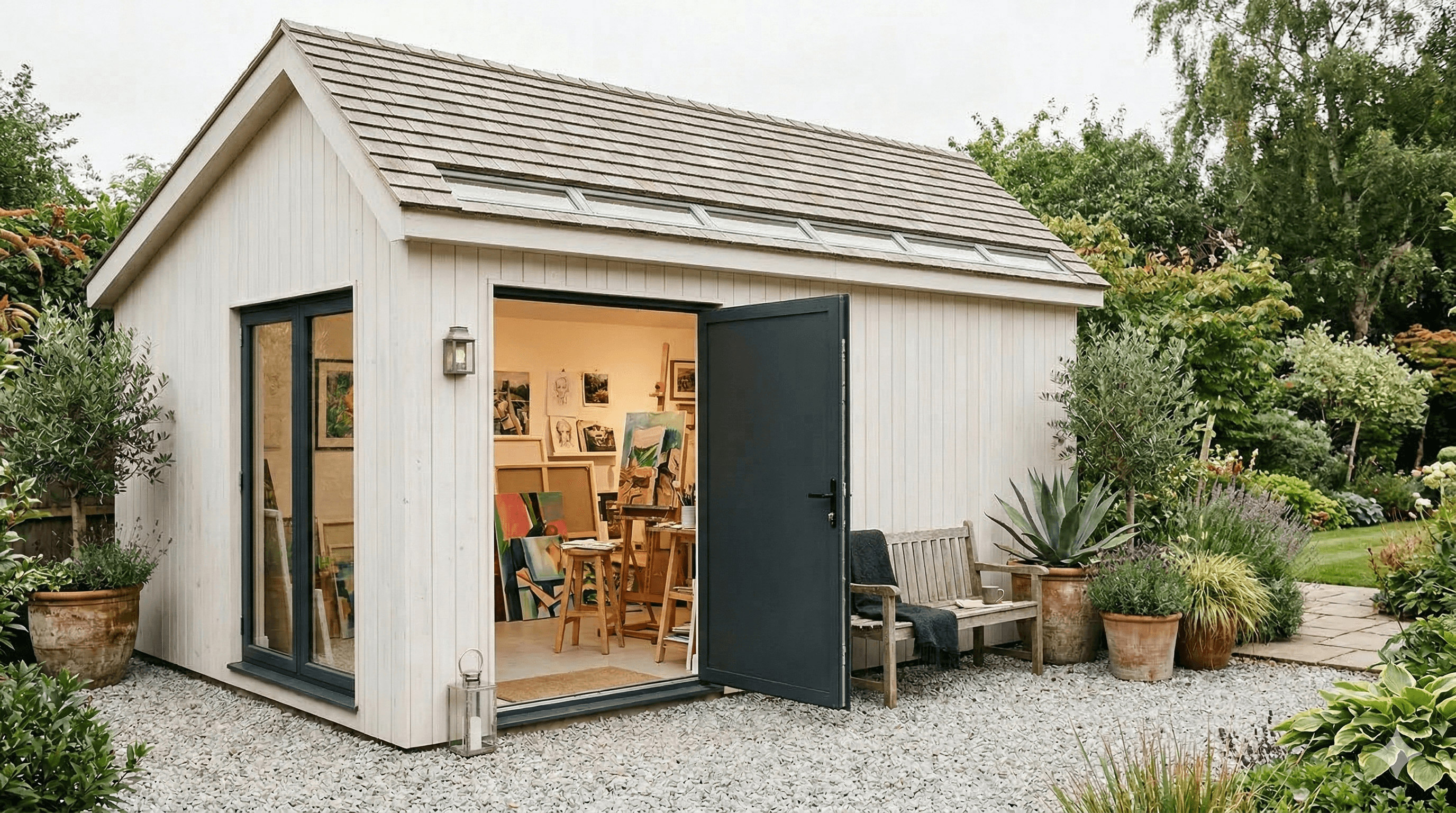The Studio garden room by Cheshire Garden Rooms