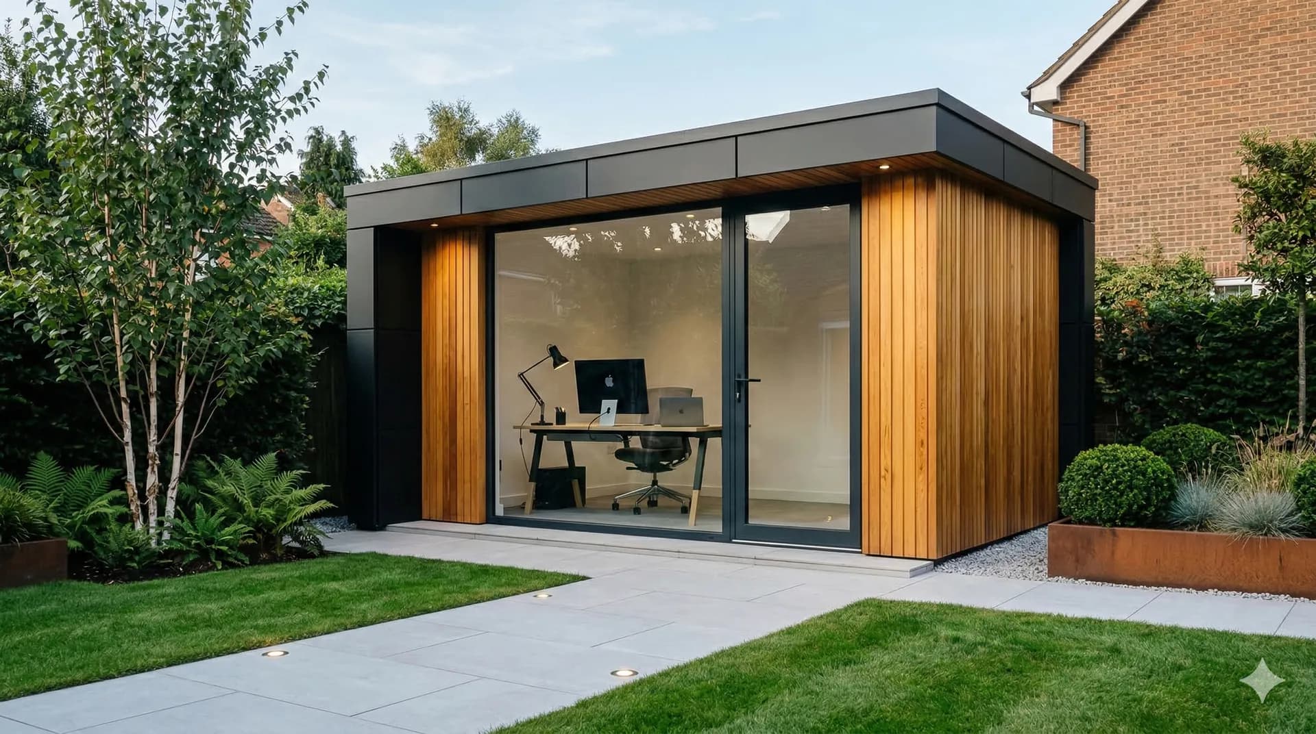 The Home Office garden room by Cheshire Garden Rooms